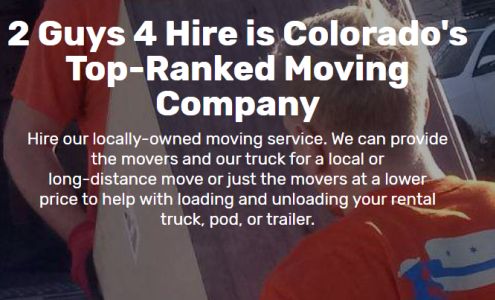 2 Guys 4 Hire Professional Moving Colorado Springs
